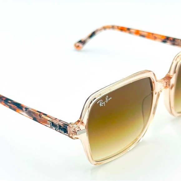 Ray-Ban Accessories - Ray-Ban Women’s Sunglasses RB1973 Square 53mm Brown w/ Gradient Brown Lens